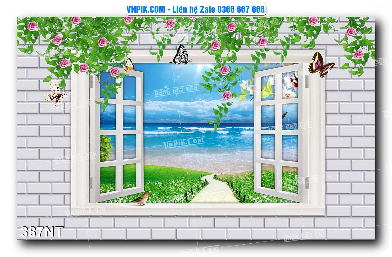 Tranh Trang Trí Phong Cảnh Nghệ Thuật Mã Số 387NT