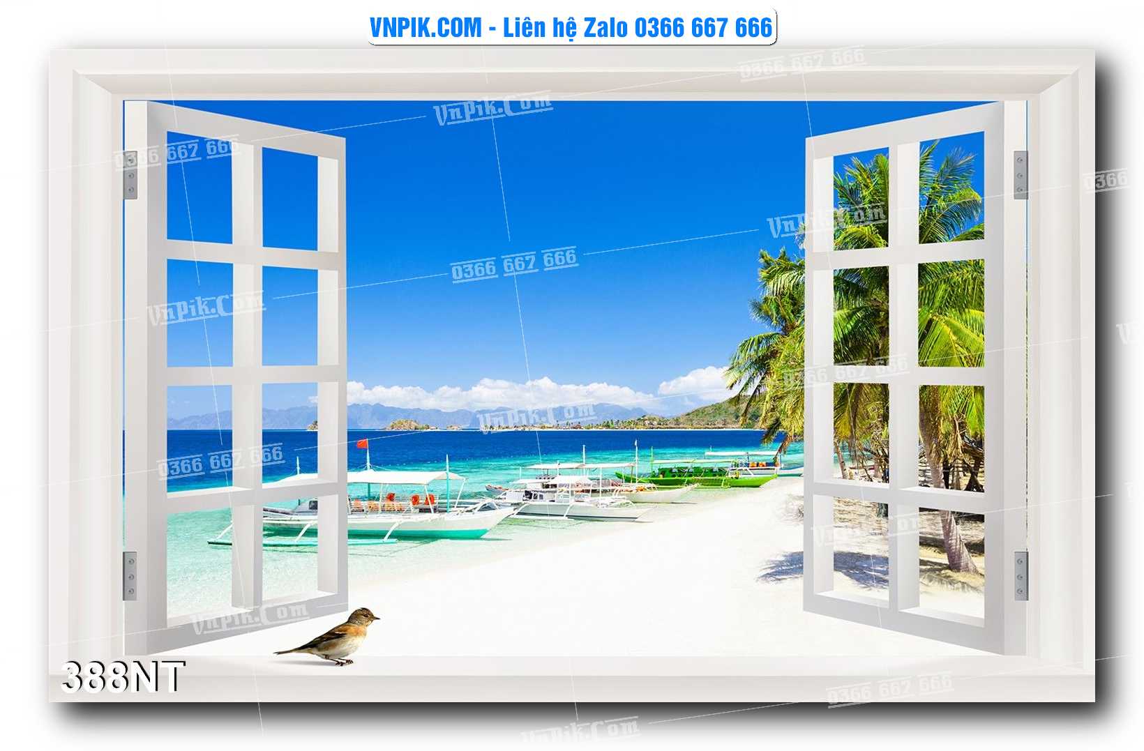 Tranh Trang Trí Phong Cảnh Nghệ Thuật Mã Số 388NT