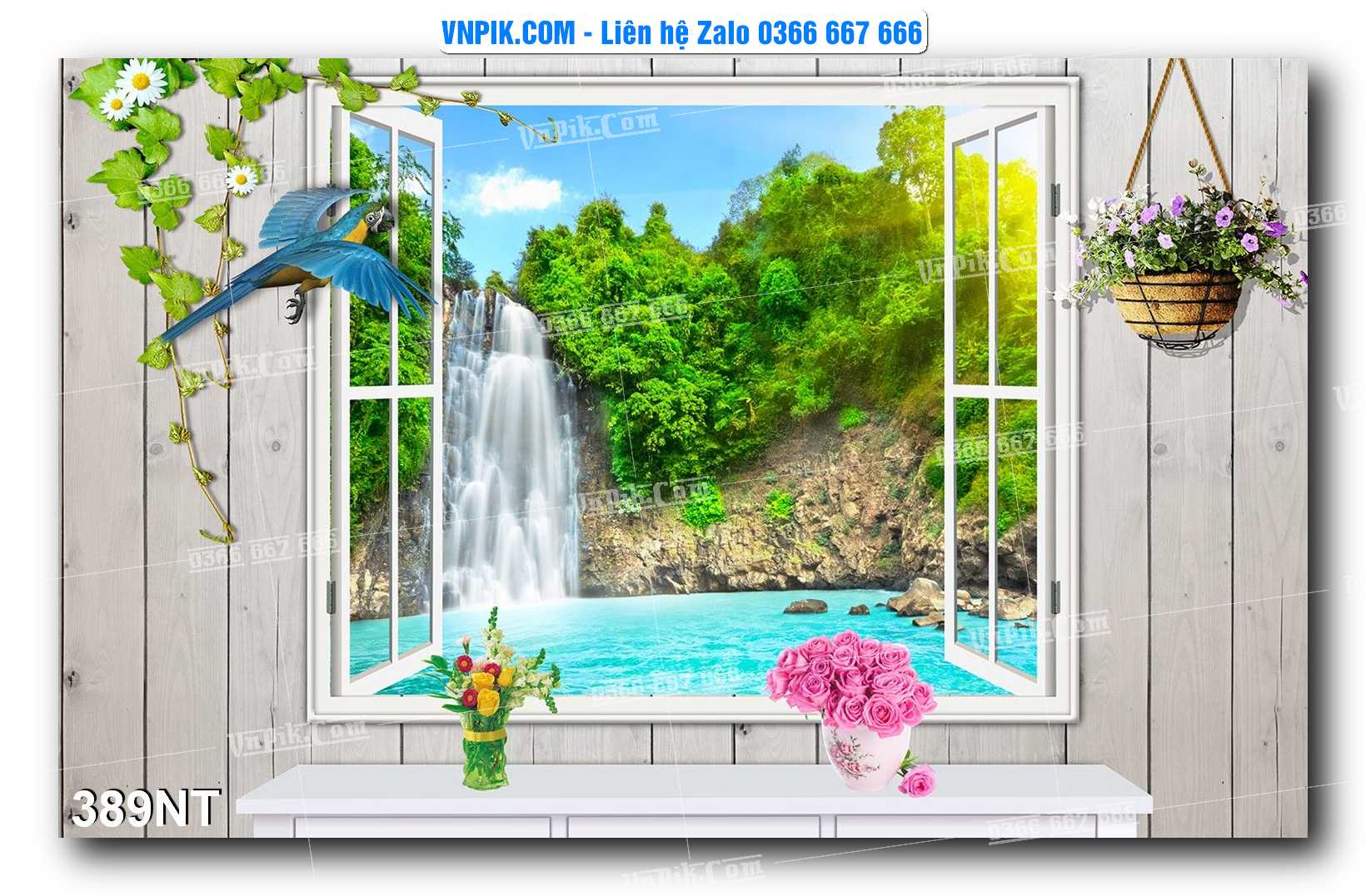 Tranh Trang Trí Phong Cảnh Nghệ Thuật Mã Số 389NT