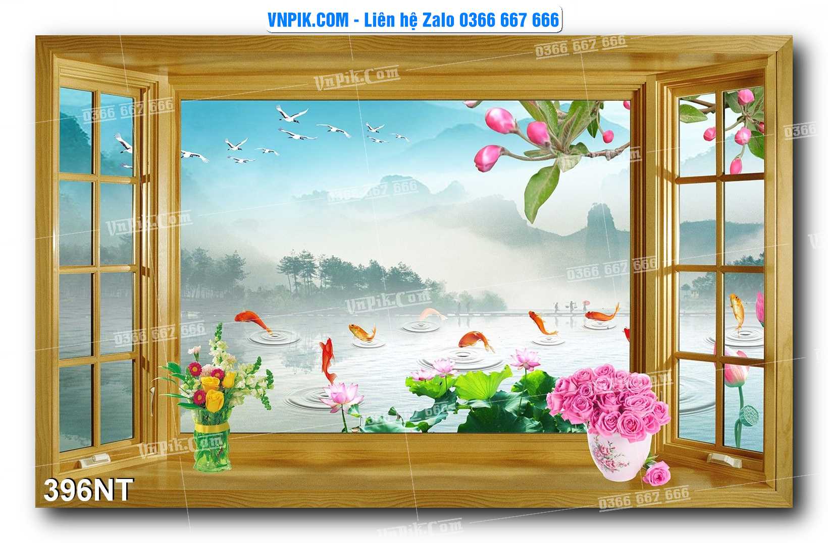 Tranh Trang Trí Phong Cảnh Nghệ Thuật Mã Số 396NT