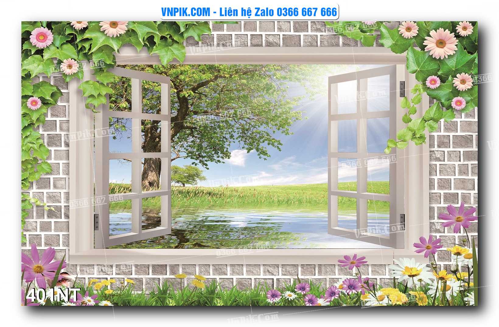 Tranh Trang Trí Phong Cảnh Nghệ Thuật Mã Số 401NT