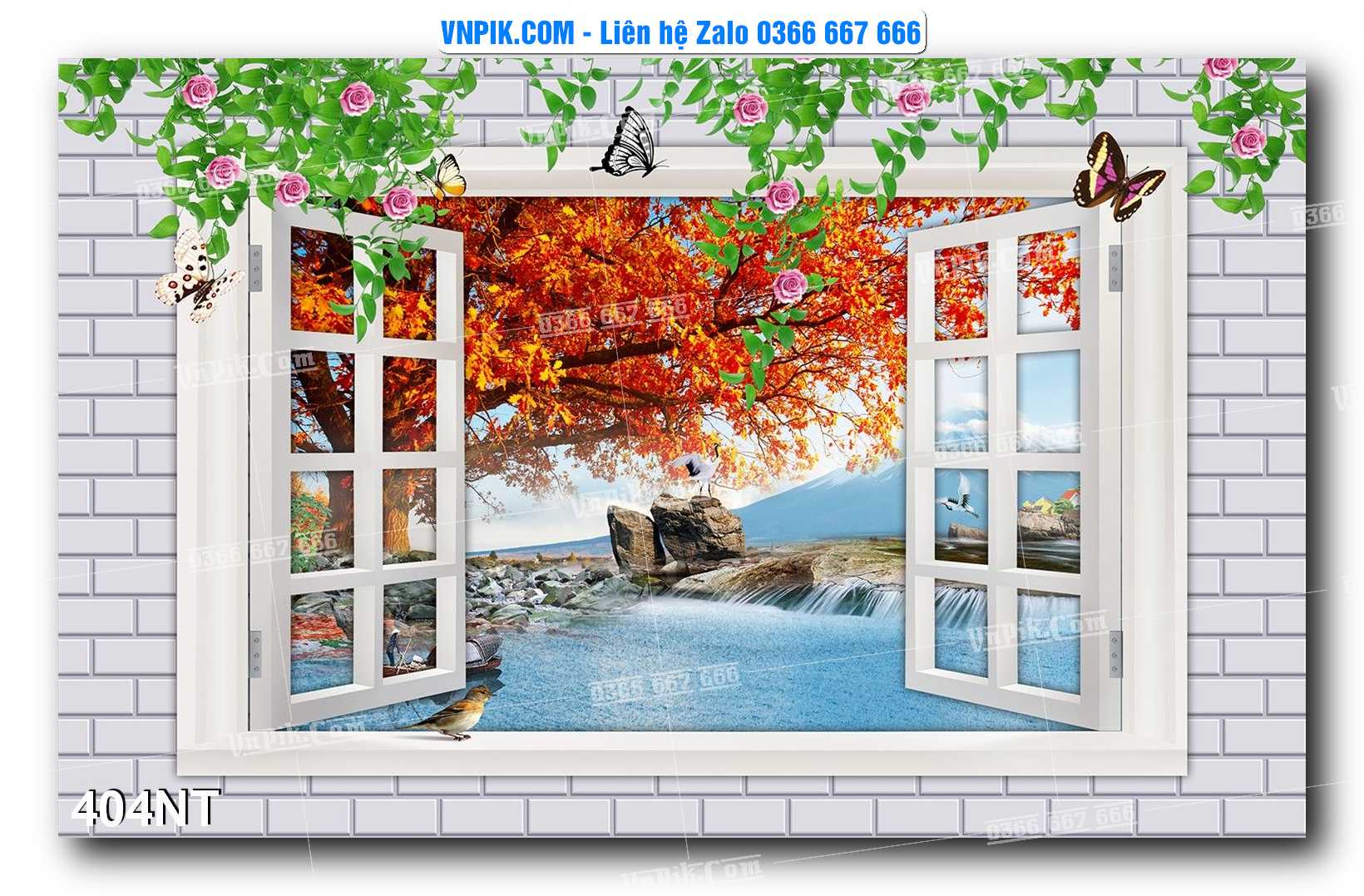 Tranh Trang Trí Phong Cảnh Nghệ Thuật Mã Số 404NT
