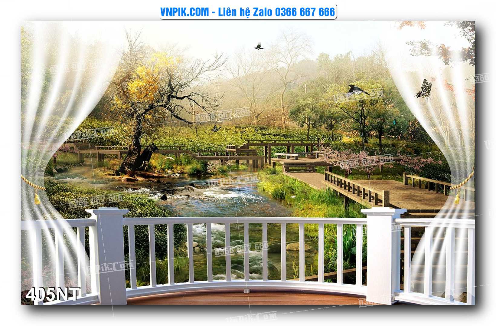 Tranh Trang Trí Phong Cảnh Nghệ Thuật Mã Số 405NT