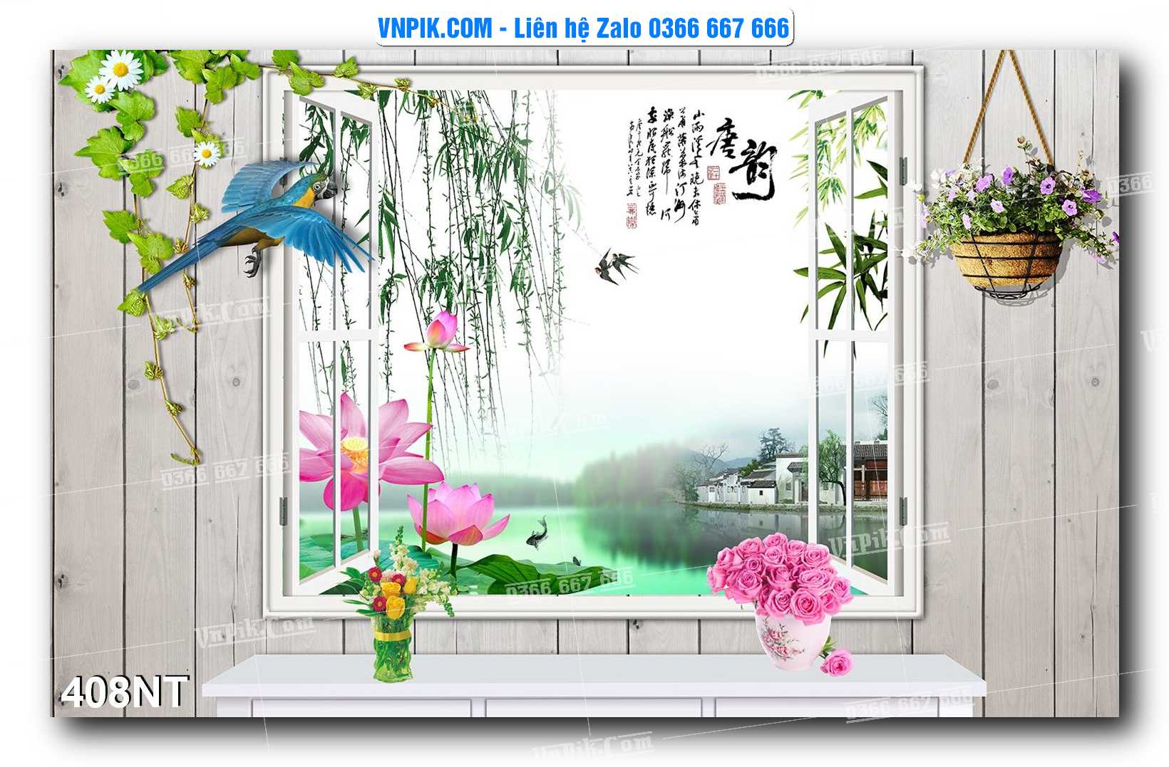 Tranh Trang Trí Phong Cảnh Nghệ Thuật Mã Số 408NT