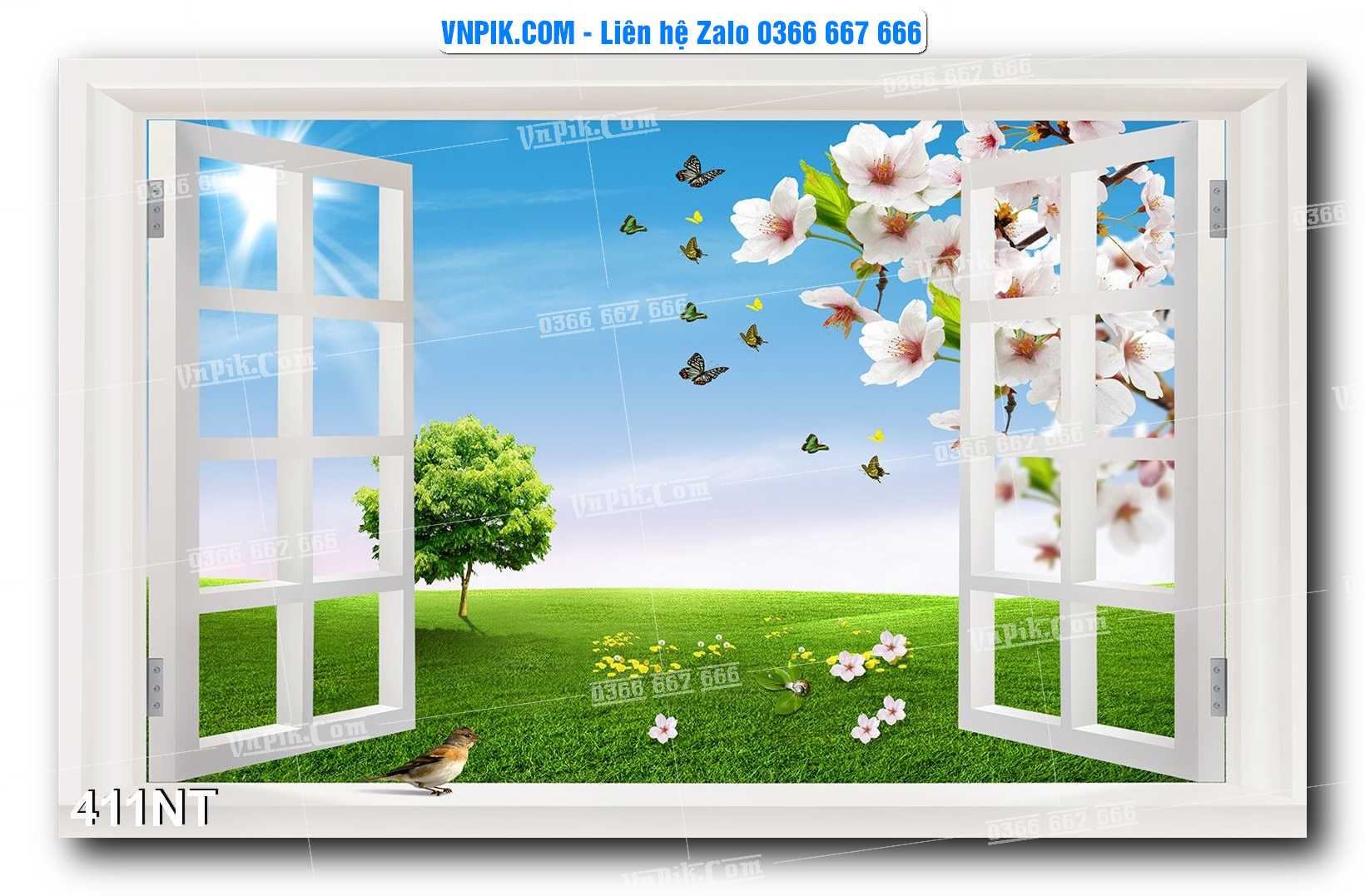 Tranh Trang Trí Phong Cảnh Nghệ Thuật Mã Số 411NT