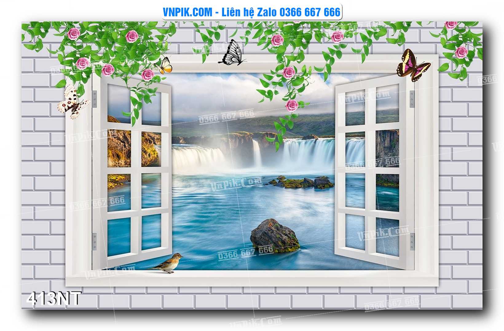 Tranh Trang Trí Phong Cảnh Nghệ Thuật Mã Số 413NT