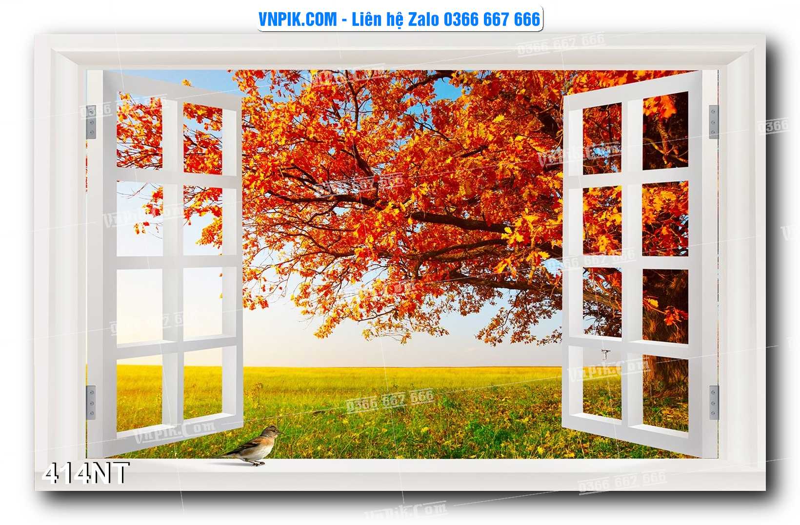 Tranh Trang Trí Phong Cảnh Nghệ Thuật Mã Số 414NT