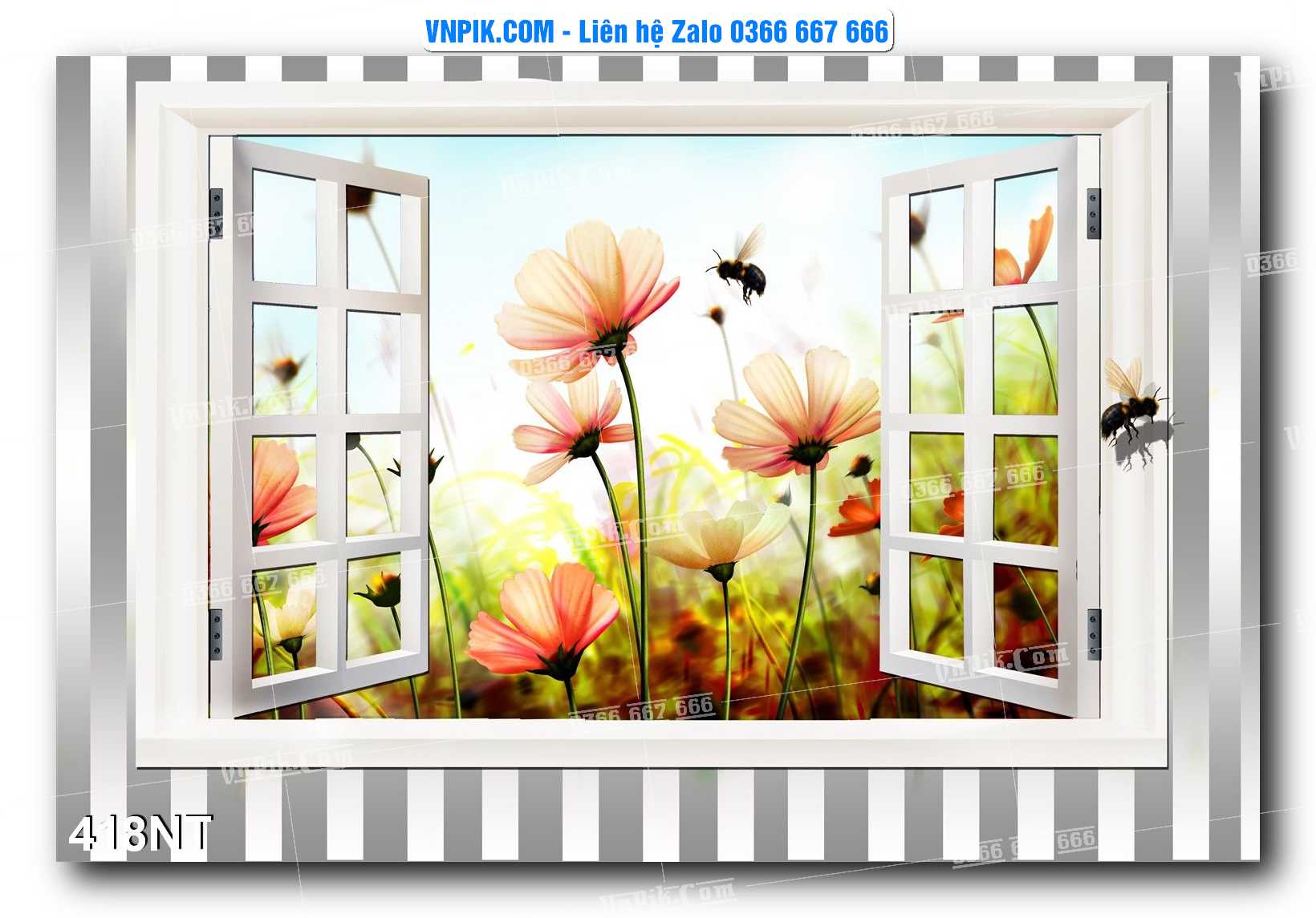 Tranh Trang Trí Phong Cảnh Nghệ Thuật Mã Số 418NT