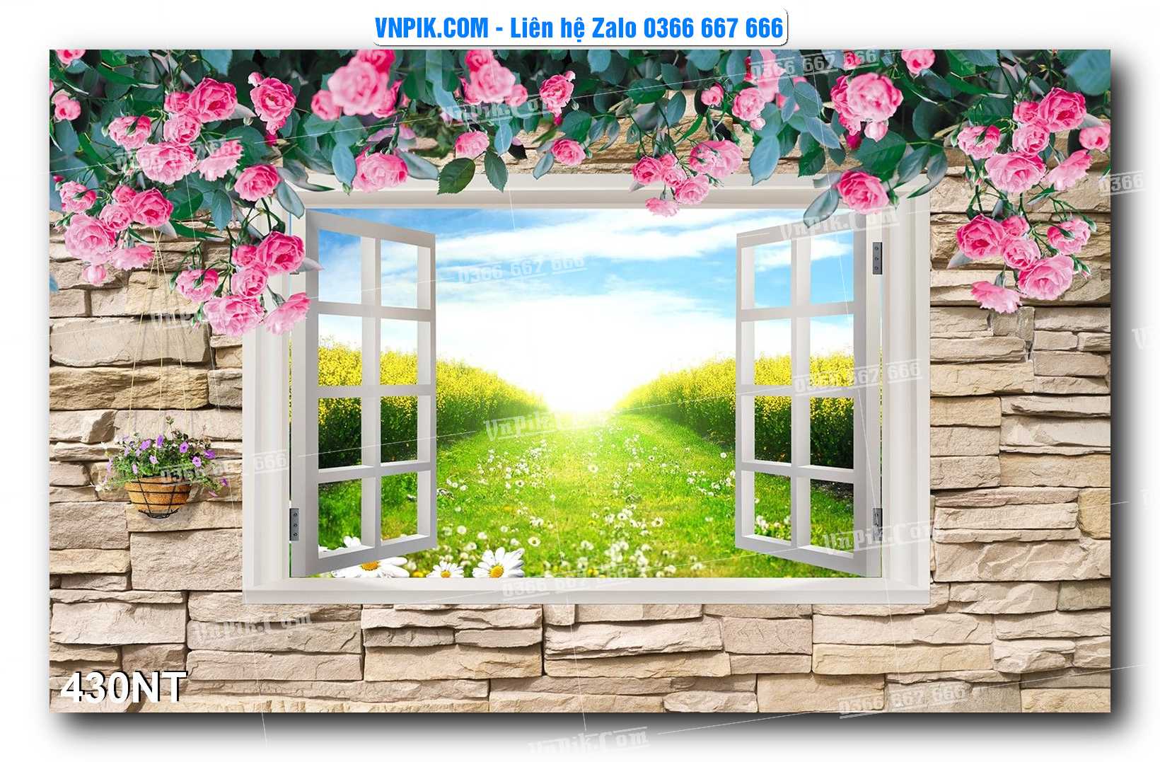 Tranh Trang Trí Phong Cảnh Nghệ Thuật Mã Số 430NT