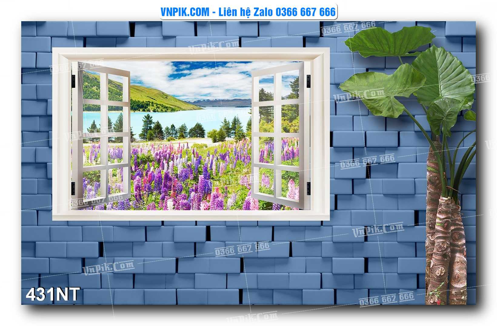 Tranh Trang Trí Phong Cảnh Nghệ Thuật Mã Số 431NT