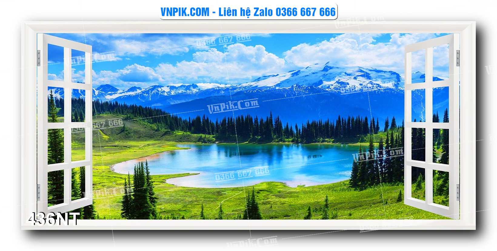 Tranh Trang Trí Phong Cảnh Nghệ Thuật Mã Số 436NT