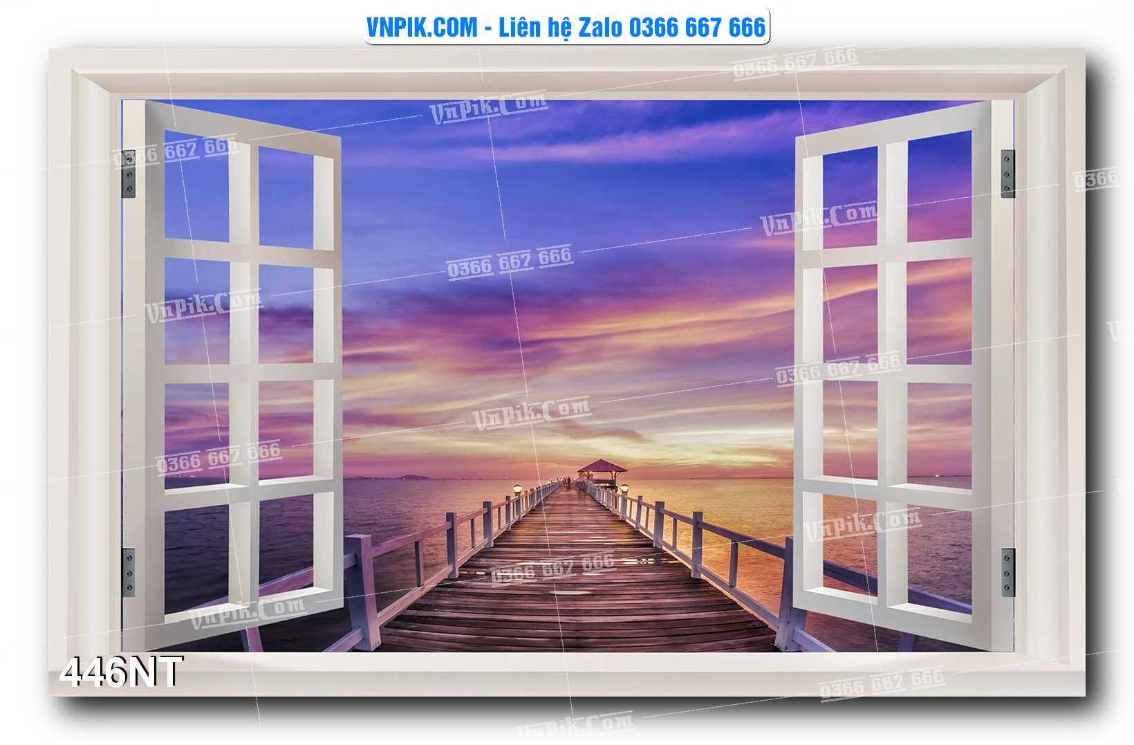Tranh Trang Trí Phong Cảnh Nghệ Thuật Mã Số 446NT