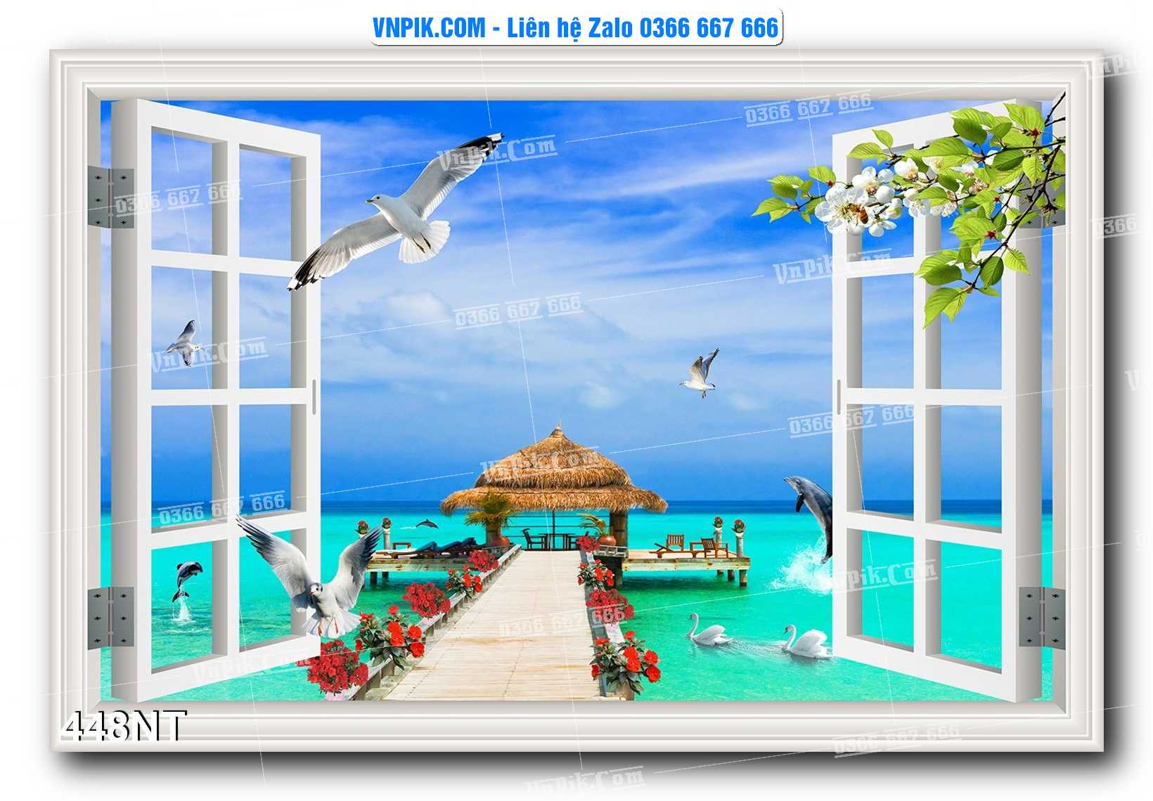 Tranh Trang Trí Phong Cảnh Nghệ Thuật Mã Số 448NT