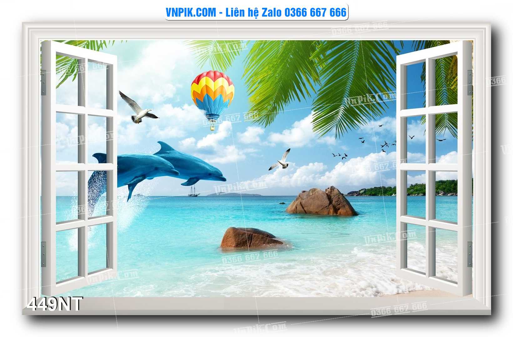 Tranh Trang Trí Phong Cảnh Nghệ Thuật Mã Số 449NT