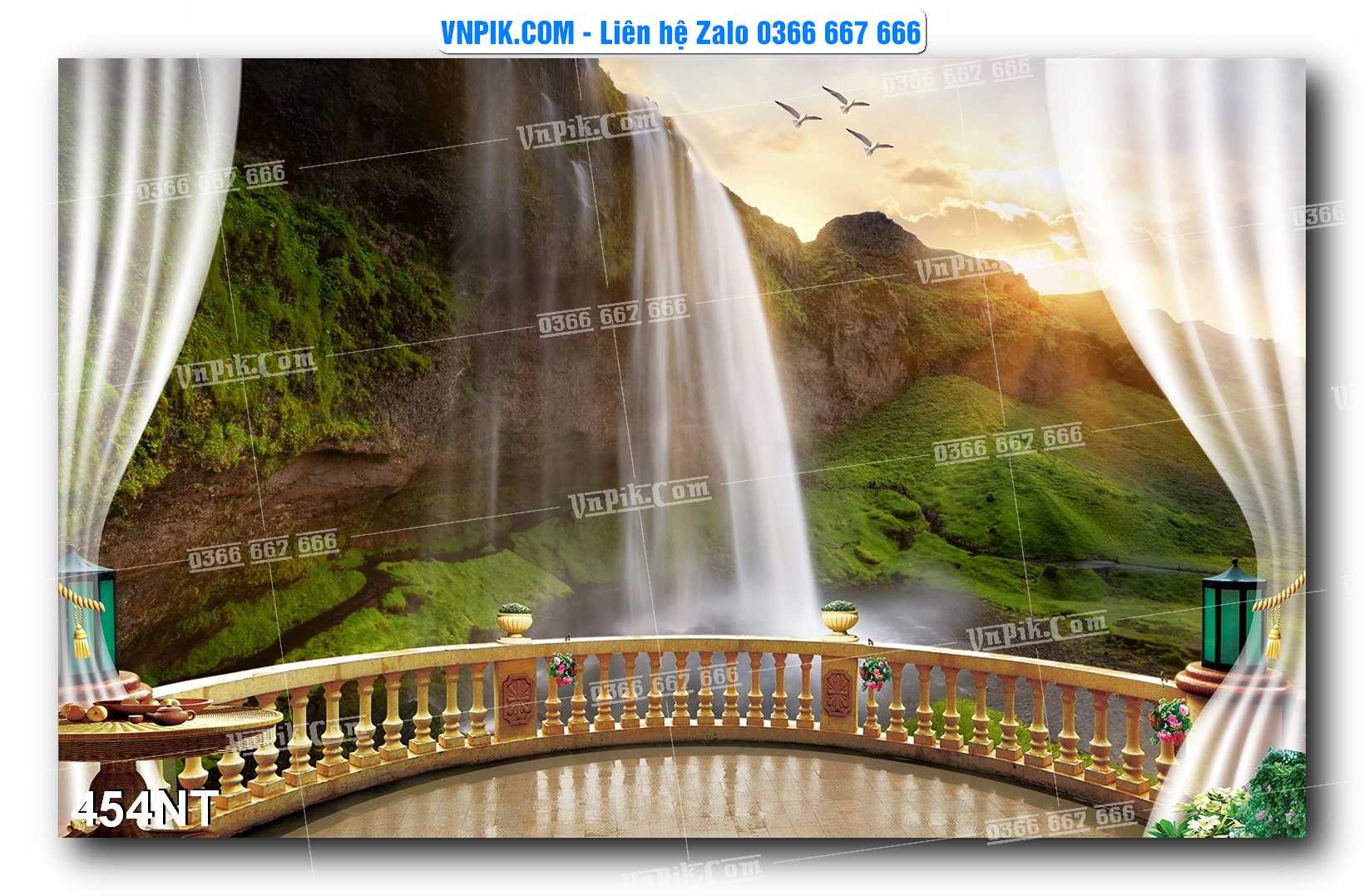 Tranh Trang Trí Phong Cảnh Nghệ Thuật Mã Số 454NT