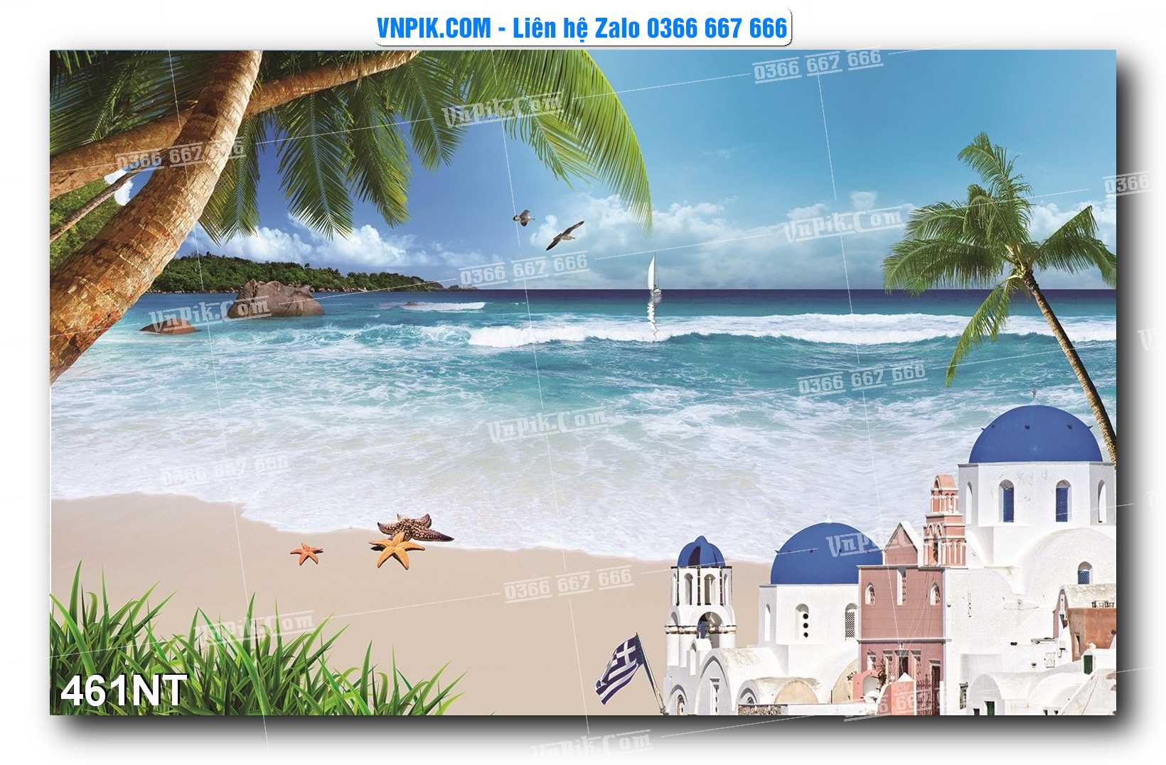 Tranh Trang Trí Phong Cảnh Nghệ Thuật Mã Số 461NT