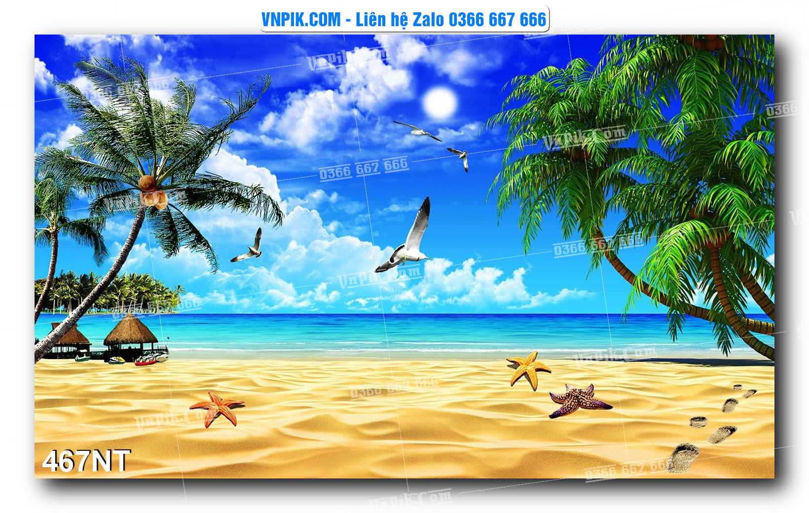 Tranh Trang Trí Phong Cảnh Nghệ Thuật Mã Số 467NT