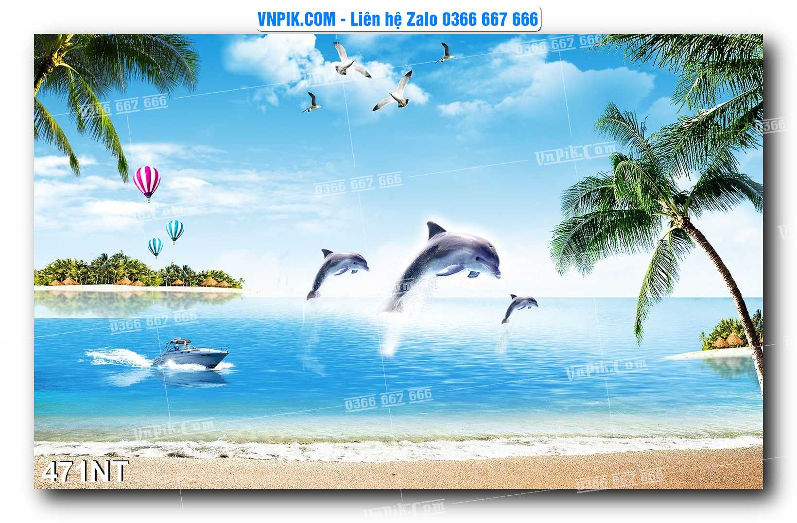 Tranh Trang Trí Phong Cảnh Nghệ Thuật Mã Số 471NT