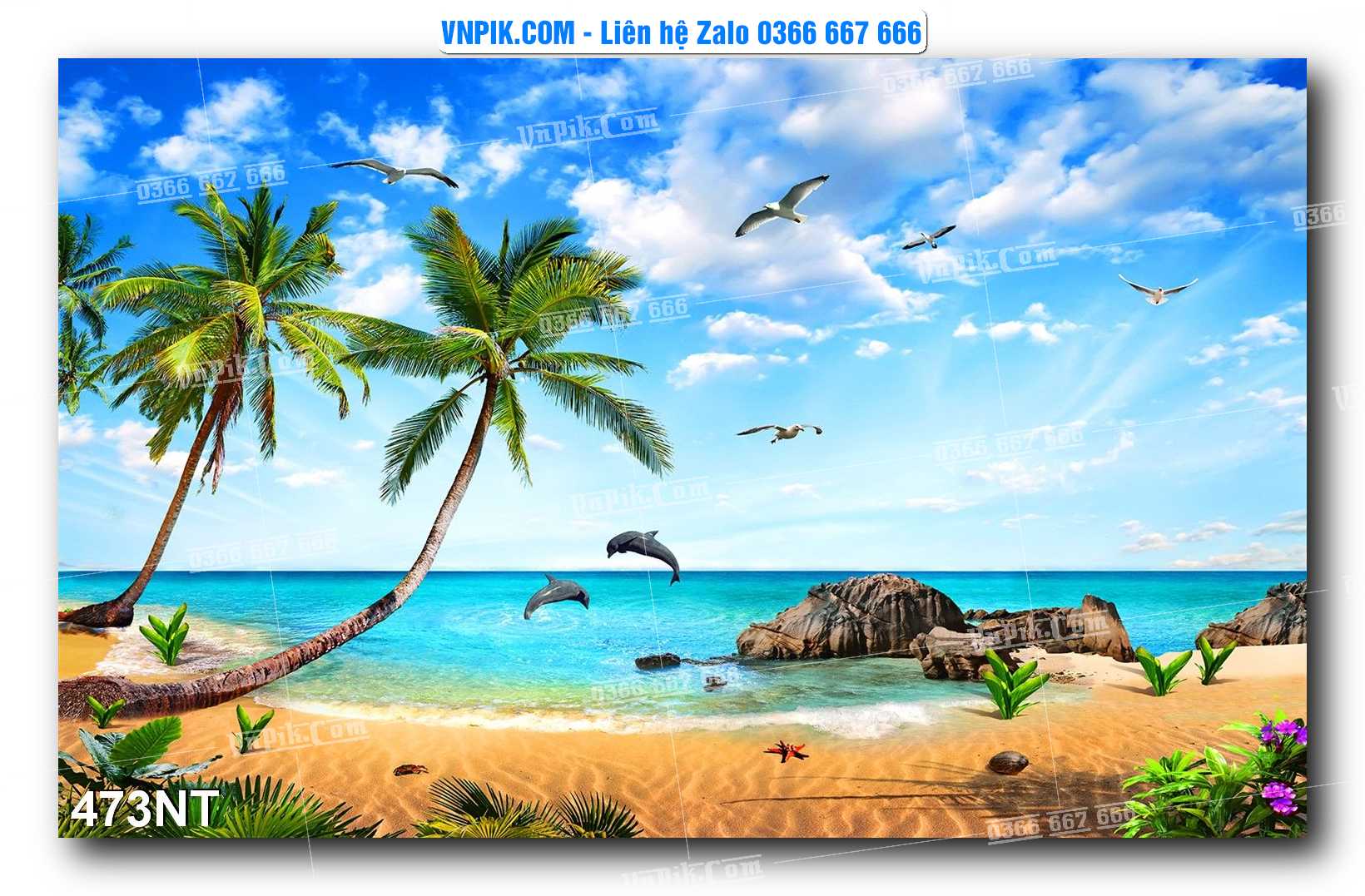 Tranh Trang Trí Phong Cảnh Nghệ Thuật Mã Số 473NT