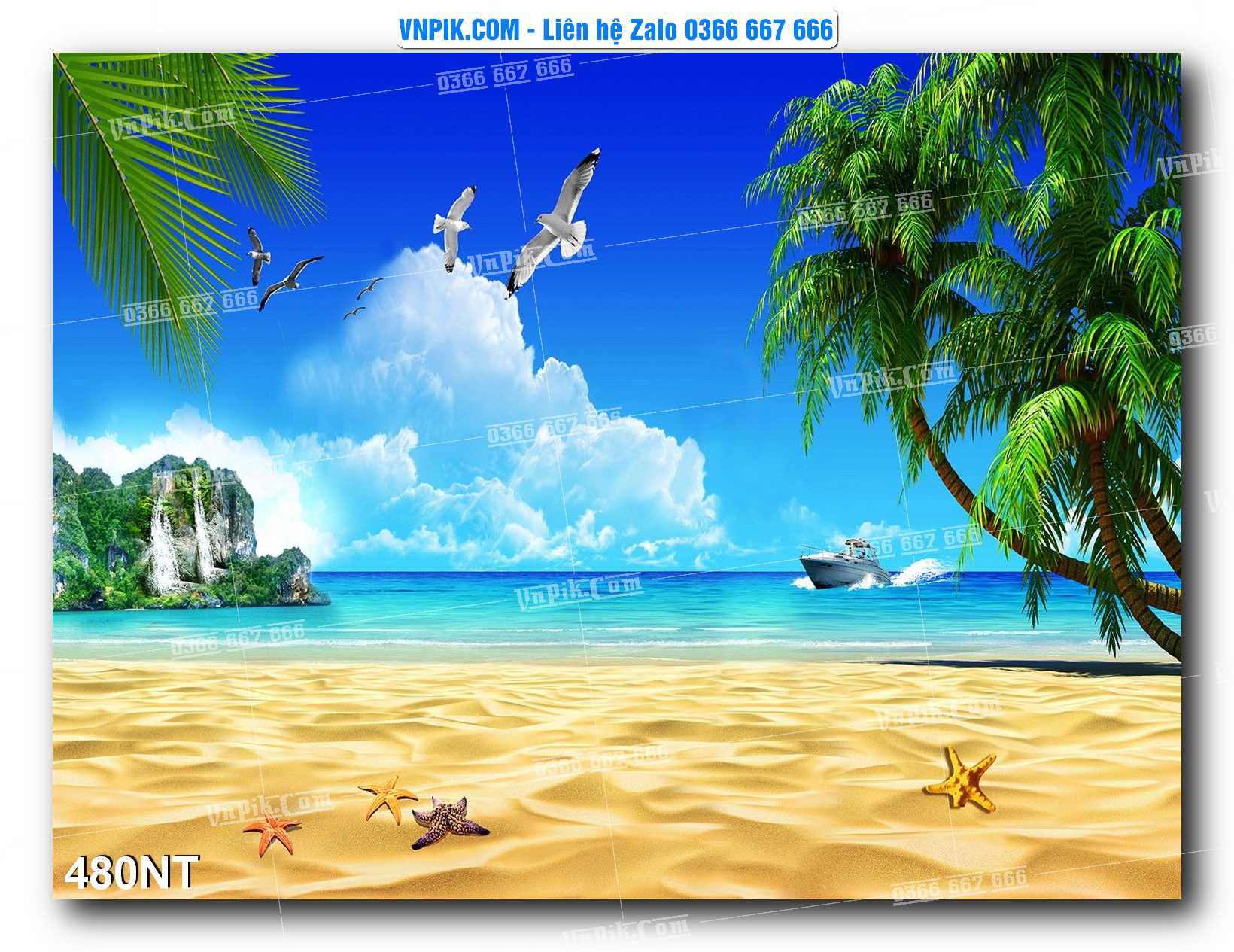 Tranh Trang Trí Phong Cảnh Nghệ Thuật Mã Số 480NT