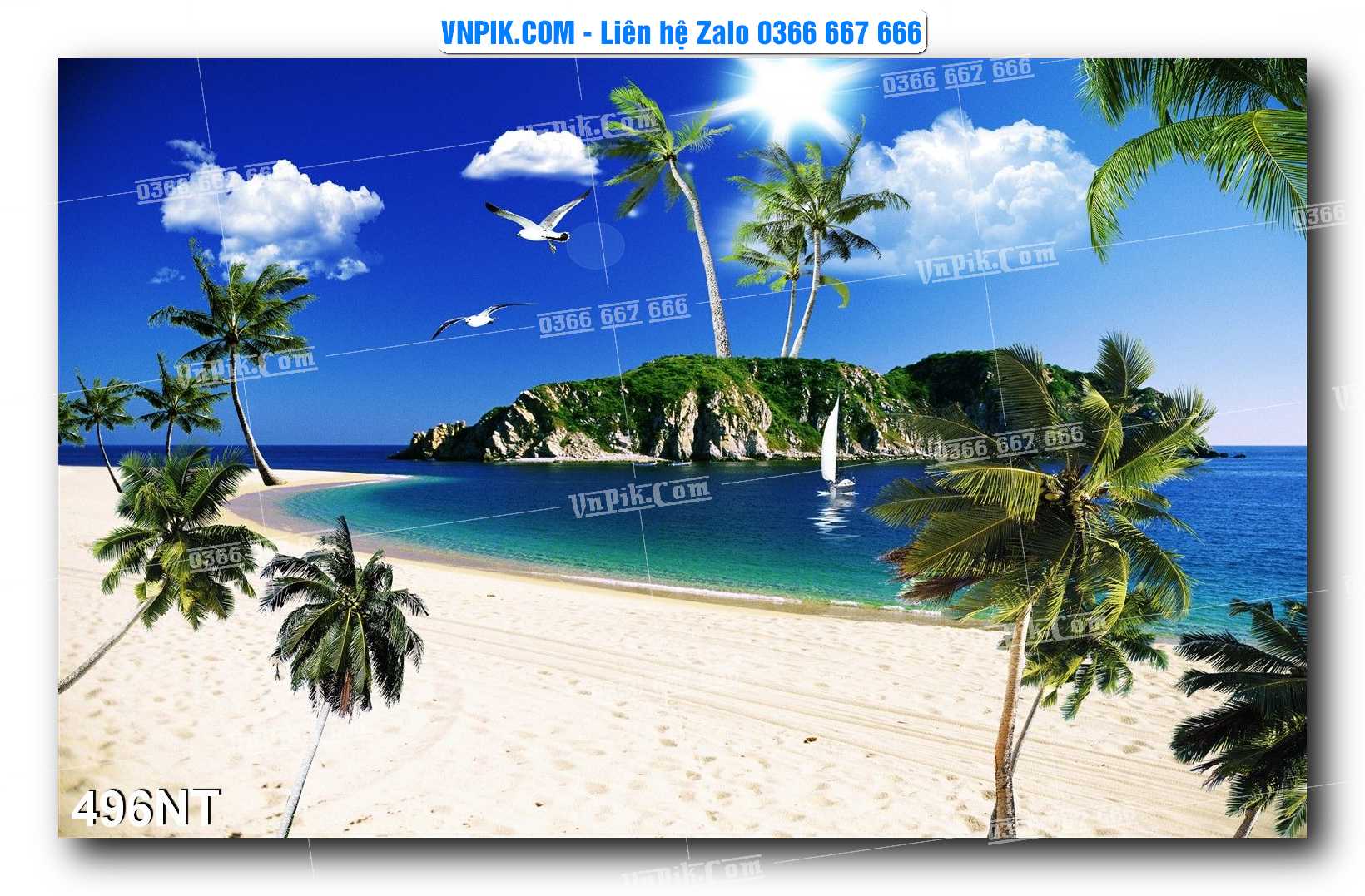 Tranh Trang Trí Phong Cảnh Nghệ Thuật Mã Số 496NT