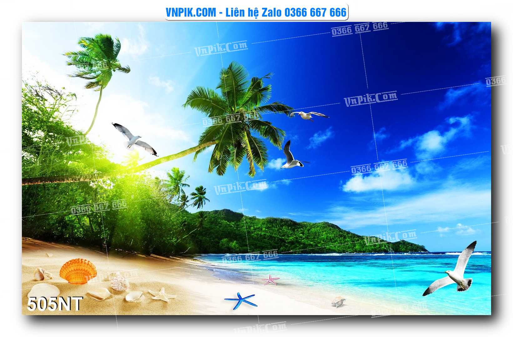 Tranh Trang Trí Phong Cảnh Nghệ Thuật Mã Số 505NT