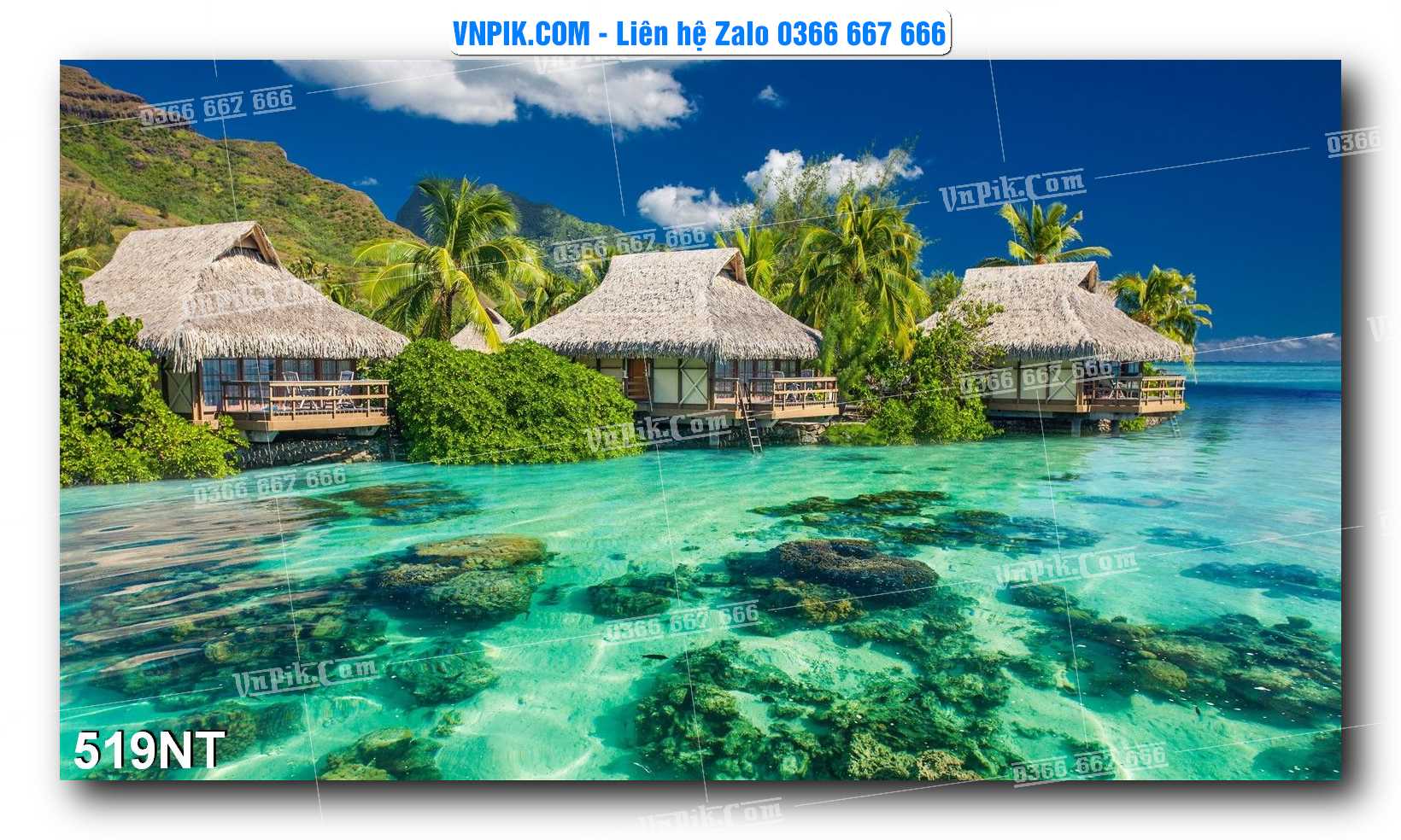 Tranh Trang Trí Phong Cảnh Nghệ Thuật Mã Số 519NT