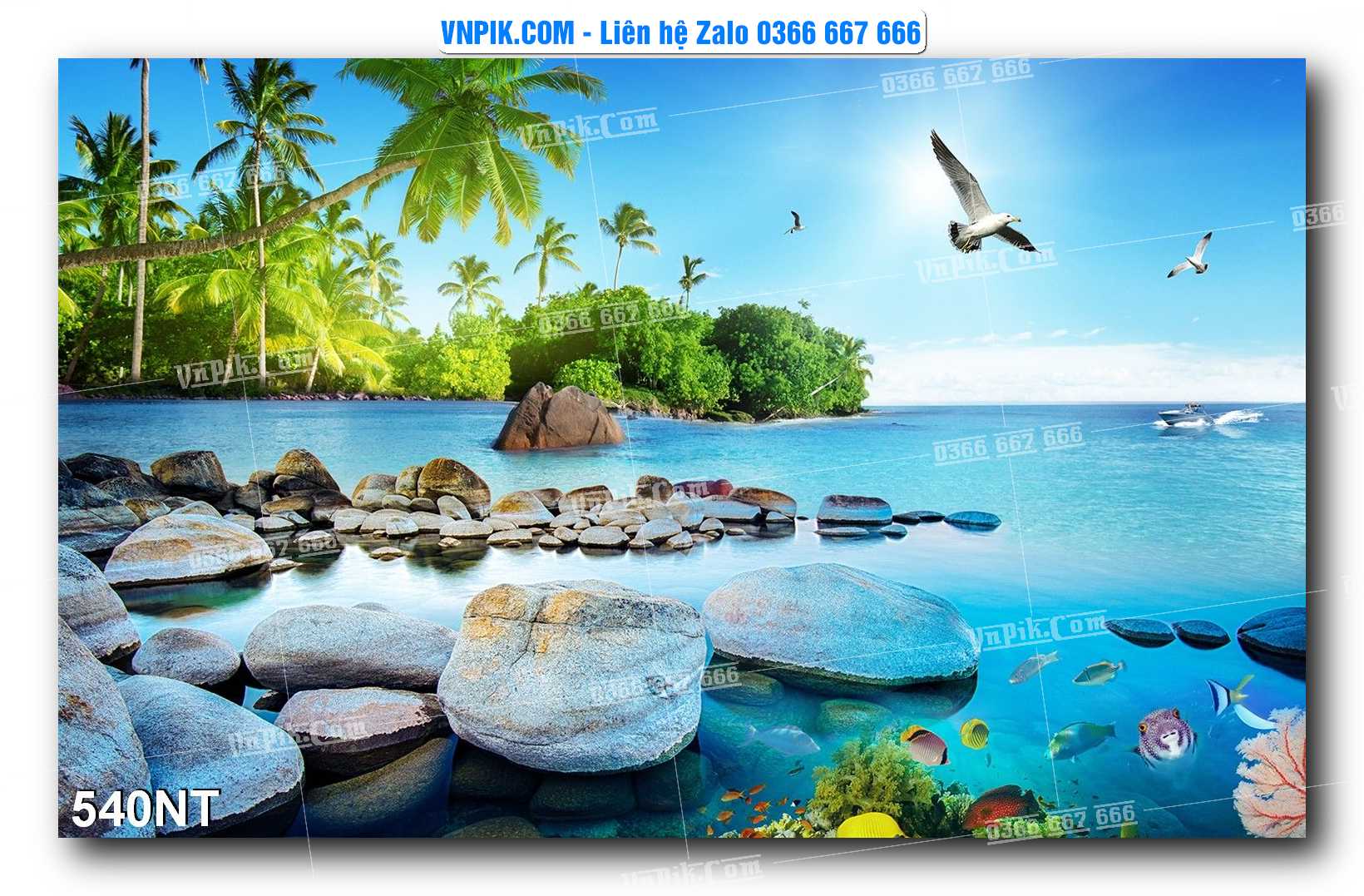 Tranh Trang Trí Phong Cảnh Nghệ Thuật Mã Số 540NT