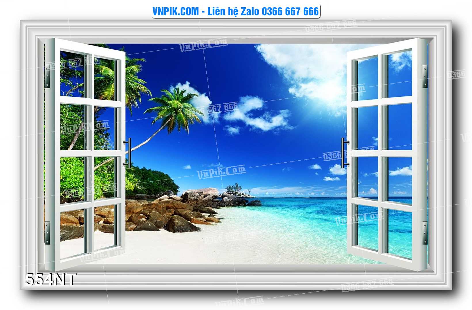Tranh Trang Trí Phong Cảnh Nghệ Thuật Mã Số 554NT