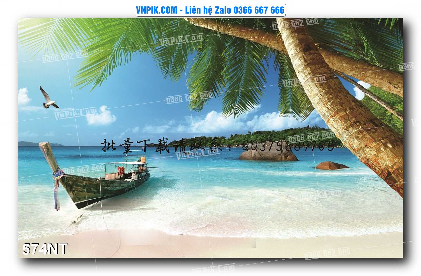 Tranh Trang Trí Phong Cảnh Nghệ Thuật Mã Số 574NT