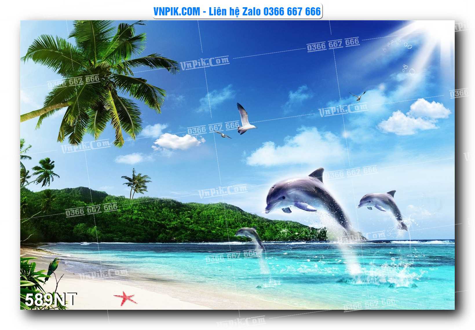 Tranh Trang Trí Phong Cảnh Nghệ Thuật Mã Số 589NT
