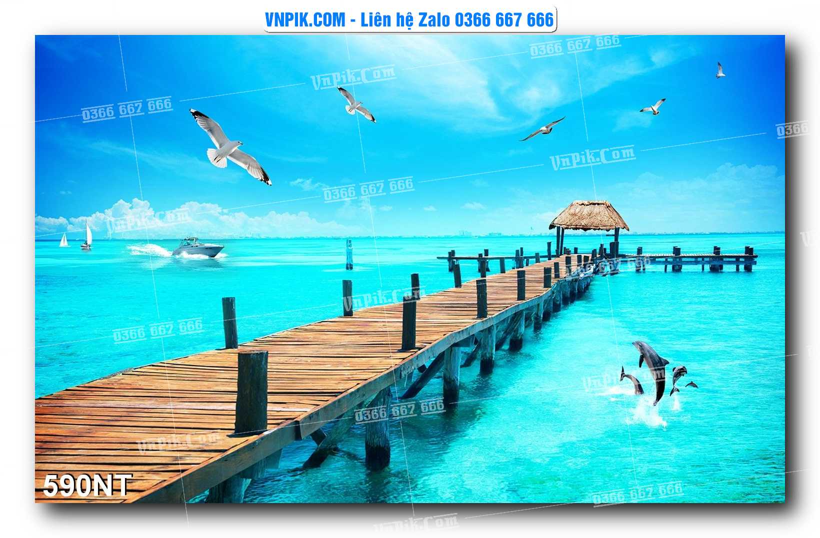 Tranh Trang Trí Phong Cảnh Nghệ Thuật Mã Số 590NT