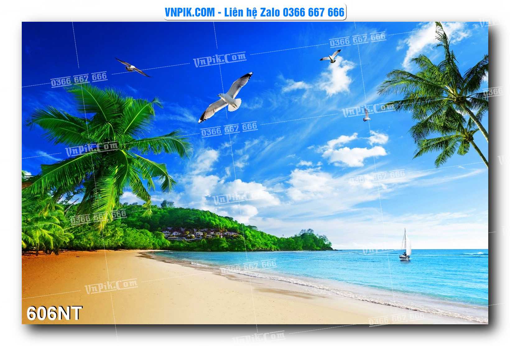 Tranh Trang Trí Phong Cảnh Nghệ Thuật Mã Số 606NT
