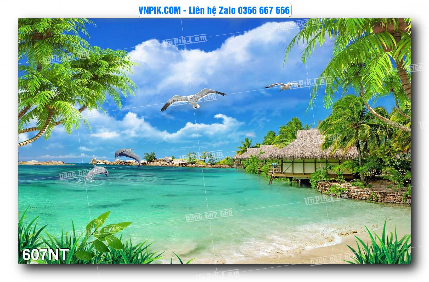 Tranh Trang Trí Phong Cảnh Nghệ Thuật Mã Số 607NT