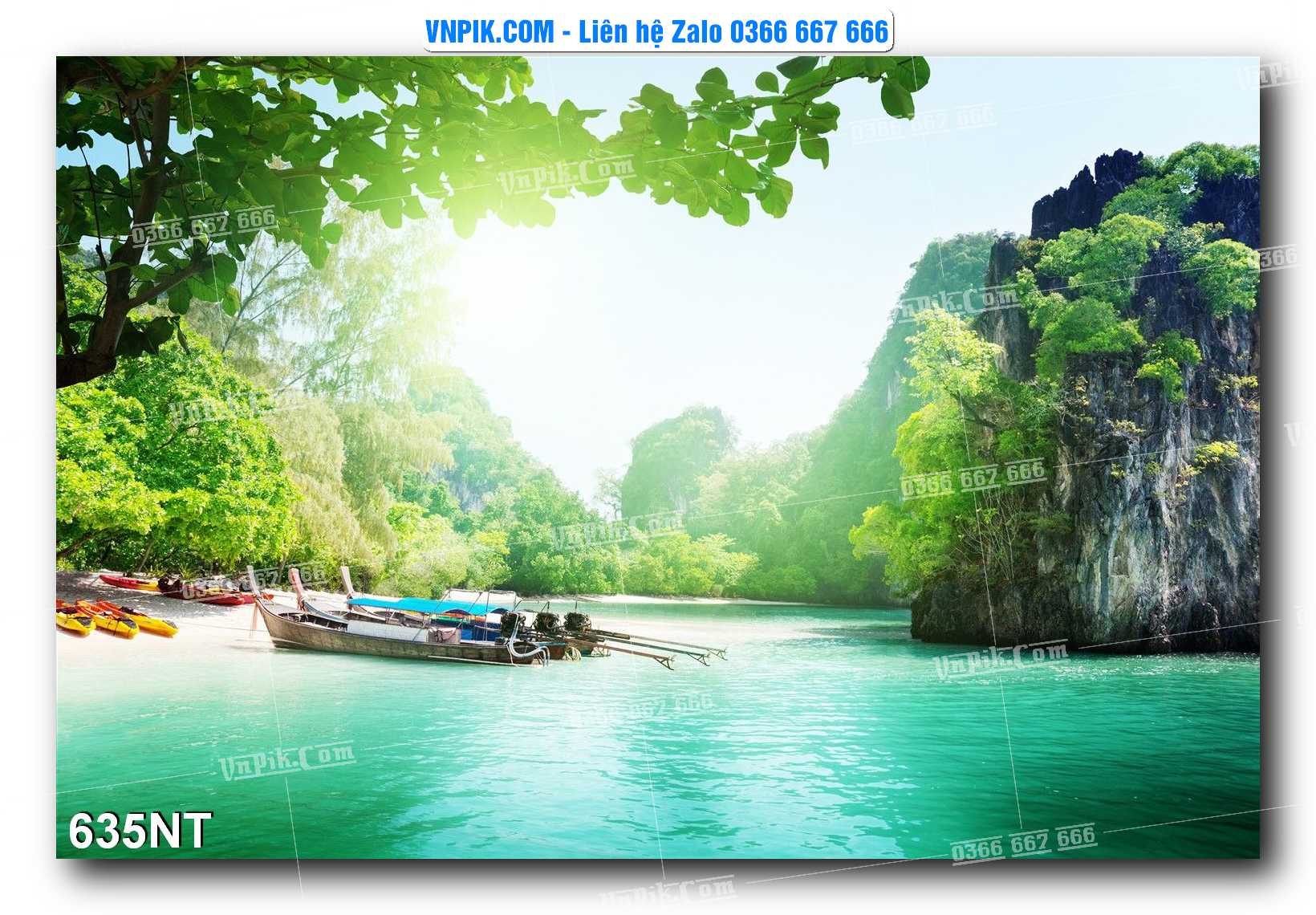Tranh Trang Trí Phong Cảnh Nghệ Thuật Mã Số 635NT