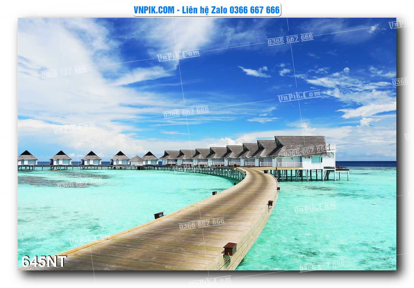 Tranh Trang Trí Phong Cảnh Nghệ Thuật Mã Số 645NT