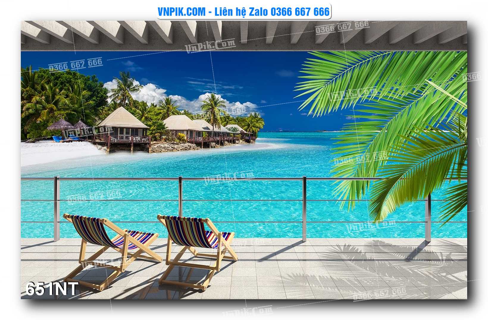 Tranh Trang Trí Phong Cảnh Nghệ Thuật Mã Số 651NT