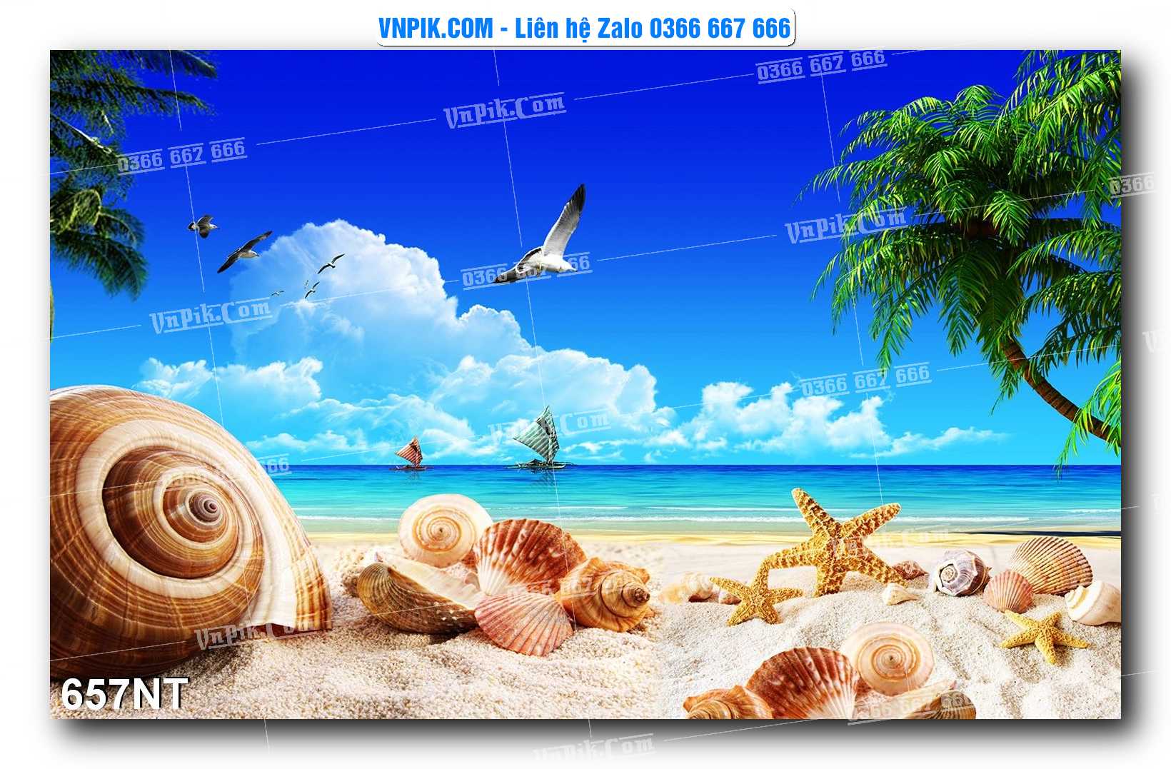 Tranh Trang Trí Phong Cảnh Nghệ Thuật Mã Số 657NT