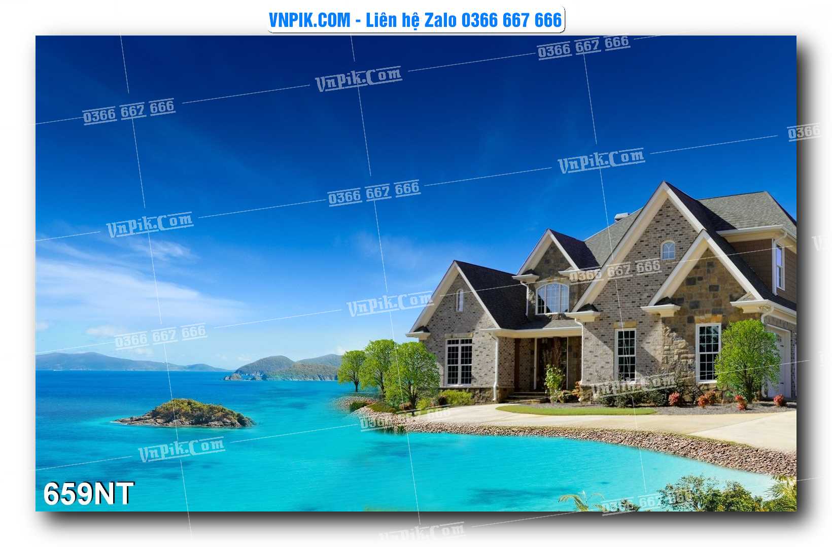 Tranh Trang Trí Phong Cảnh Nghệ Thuật Mã Số 659NT