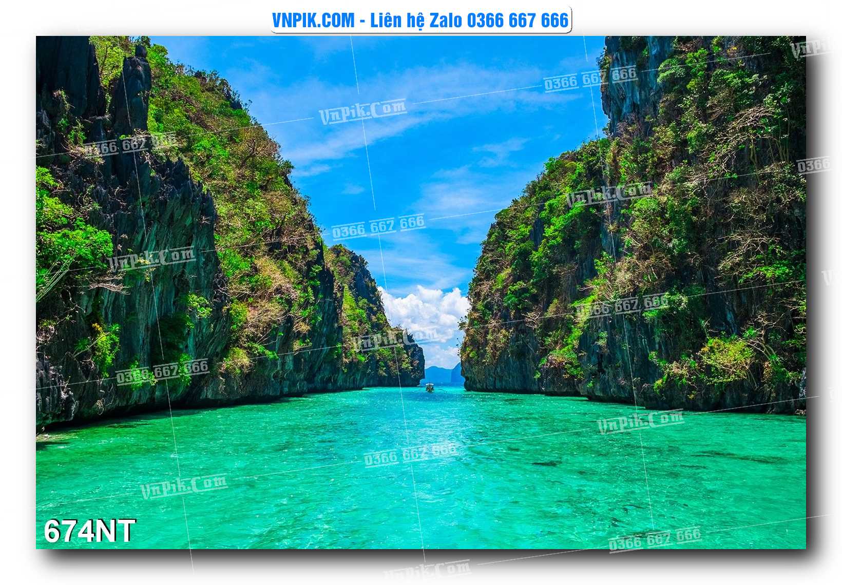 Tranh Trang Trí Phong Cảnh Nghệ Thuật Mã Số 674NT