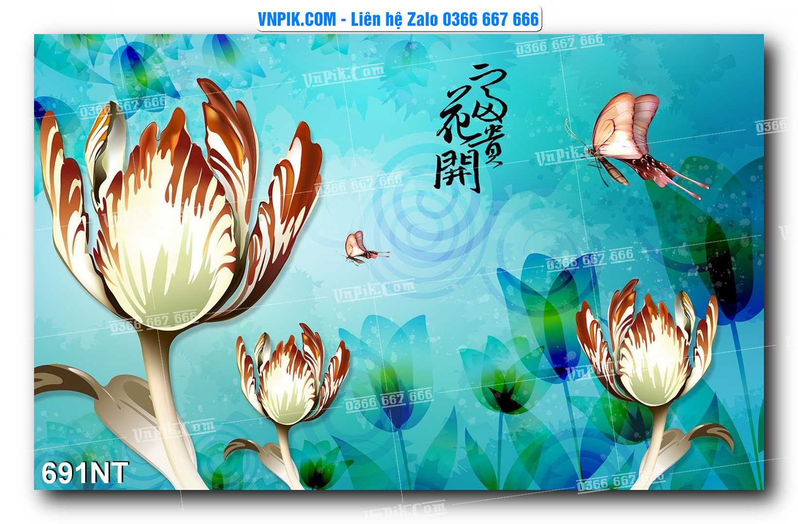 Tranh Trang Trí Phong Cảnh Nghệ Thuật Mã Số 691NT