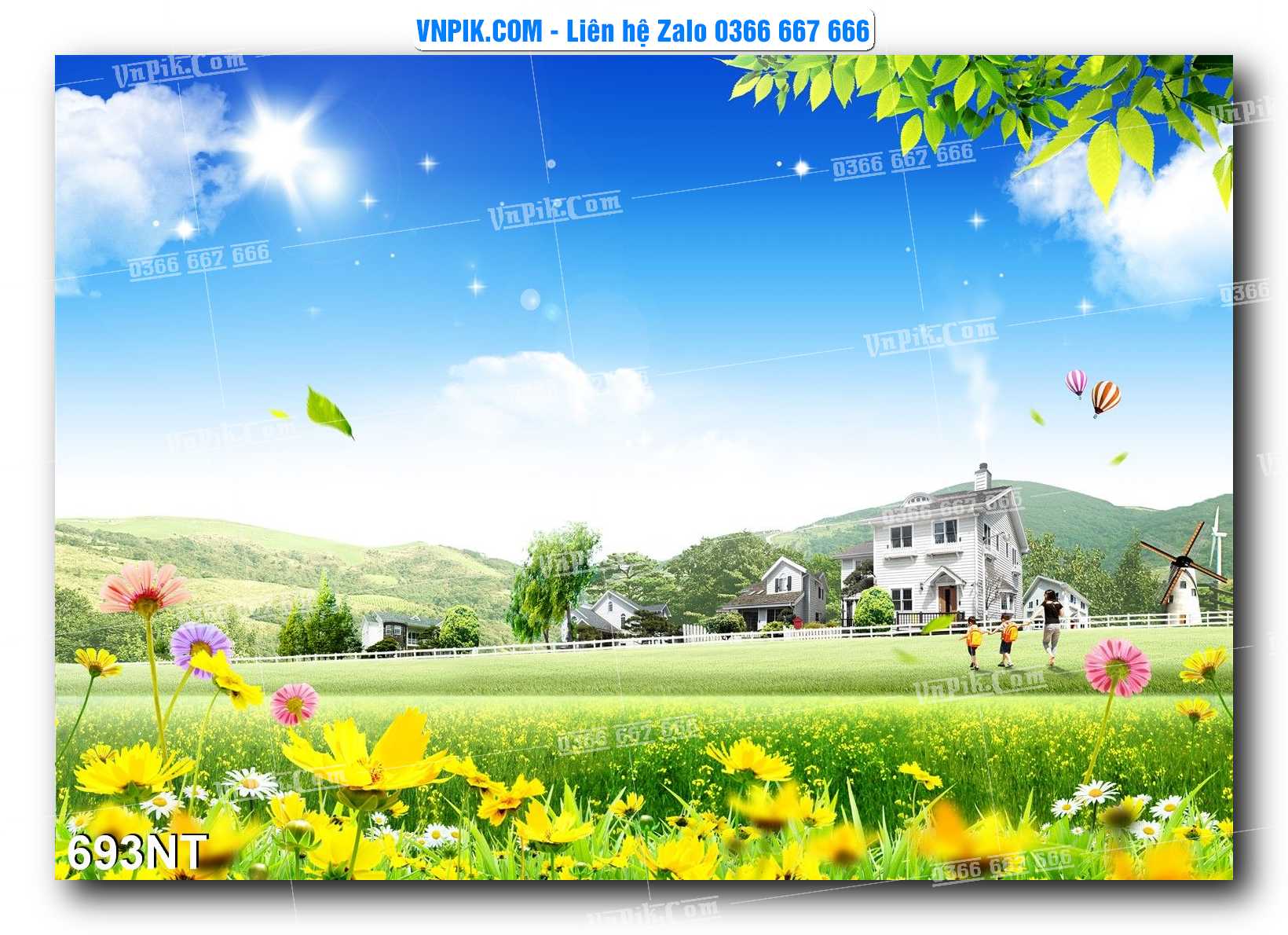 Tranh Trang Trí Phong Cảnh Nghệ Thuật Mã Số 693NT