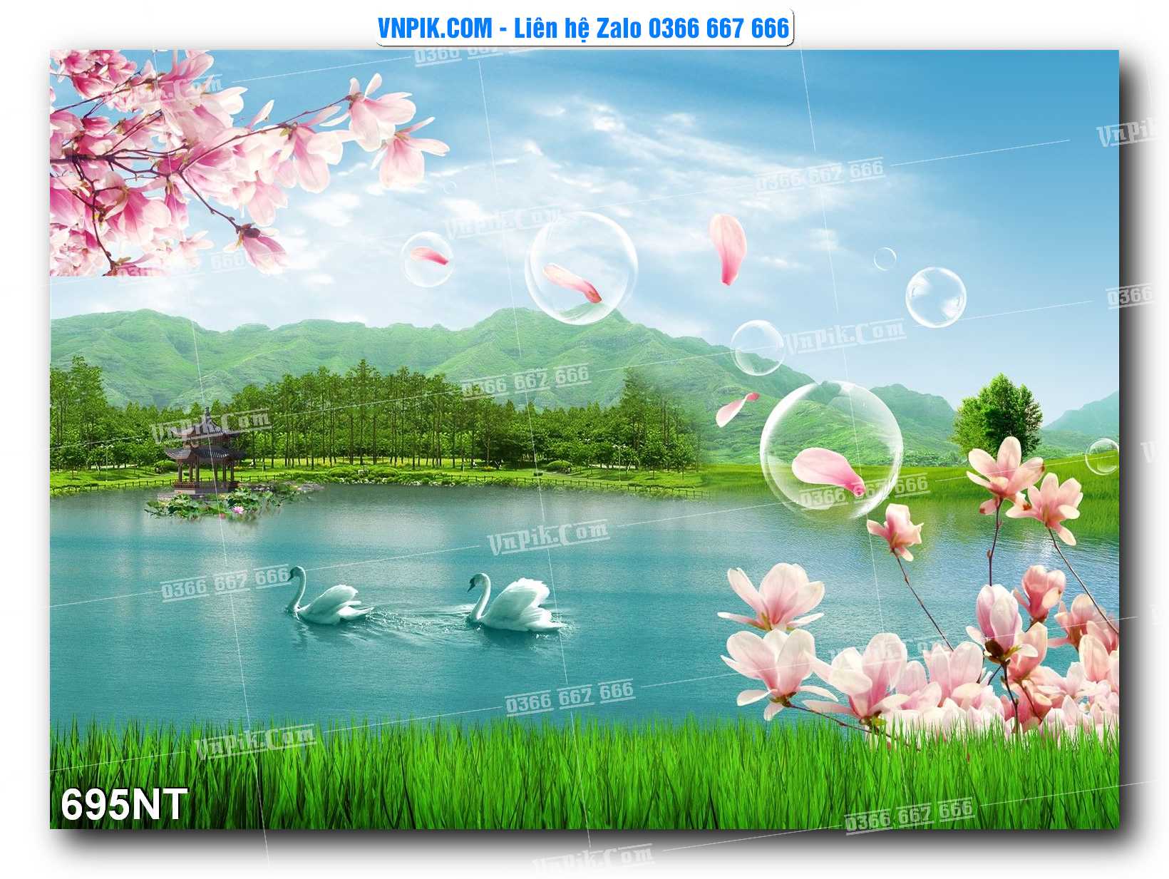 Tranh Trang Trí Phong Cảnh Nghệ Thuật Mã Số 695NT