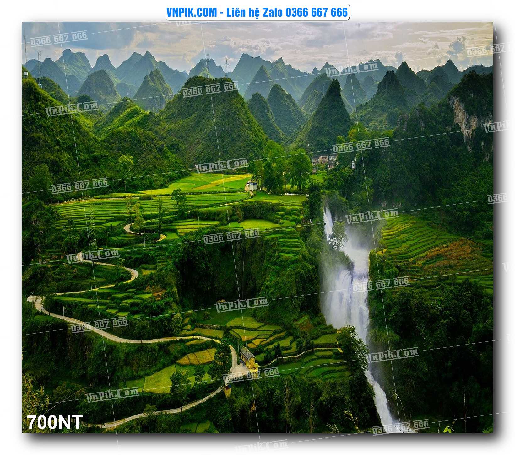 Tranh Trang Trí Phong Cảnh Nghệ Thuật Mã Số 700NT