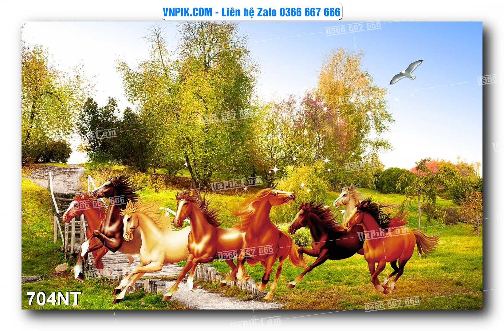 Tranh Trang Trí Phong Cảnh Nghệ Thuật Mã Số 704NT