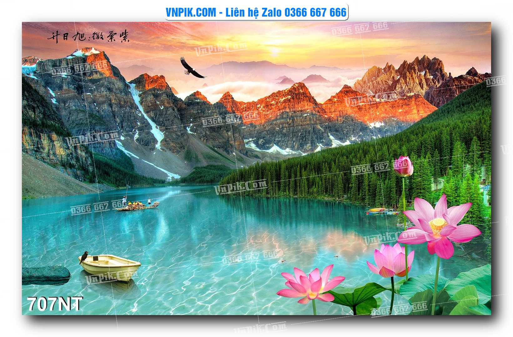 Tranh Trang Trí Phong Cảnh Nghệ Thuật Mã Số 707NT