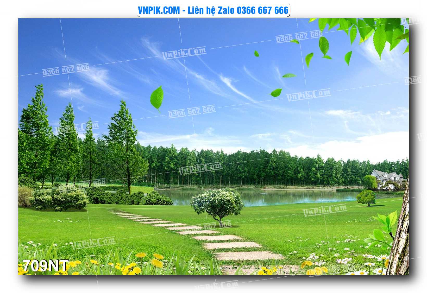Tranh Trang Trí Phong Cảnh Nghệ Thuật Mã Số 709NT