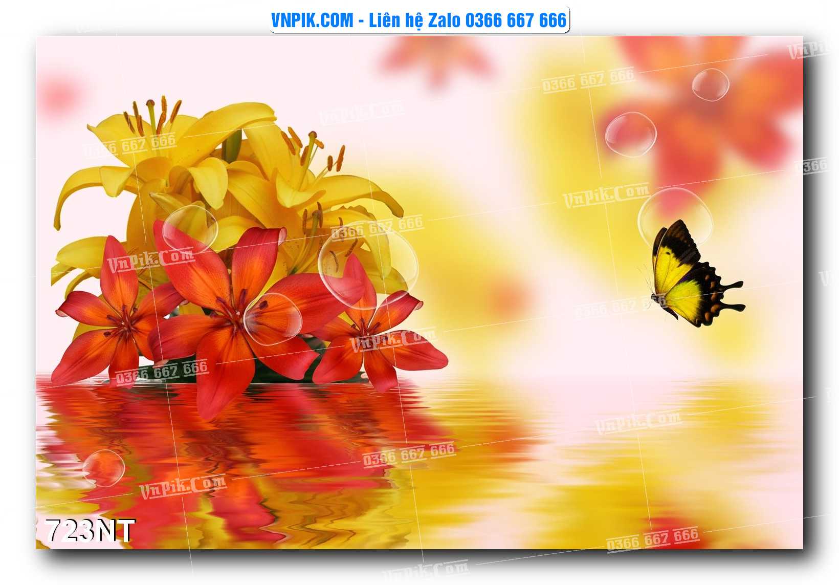 Tranh Trang Trí Phong Cảnh Nghệ Thuật Mã Số 723NT