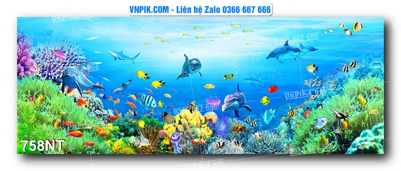 Tranh Trang Trí Phong Cảnh Nghệ Thuật Mã Số 758NT