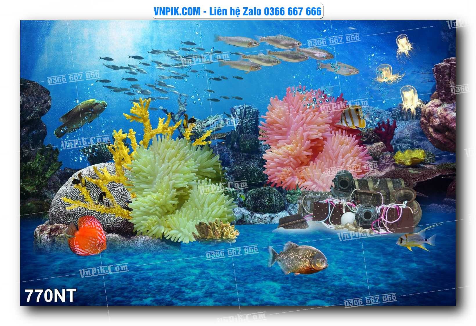 Tranh Trang Trí Phong Cảnh Nghệ Thuật Mã Số 770NT